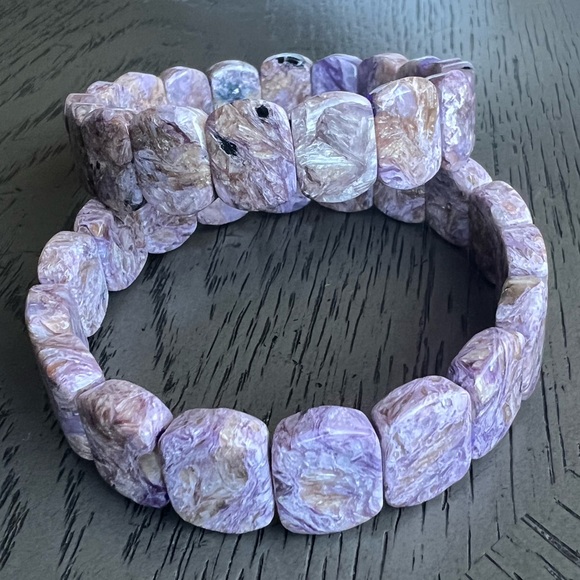 Jewelry - (ONE) Charoite soft bangle  SIZE 7’